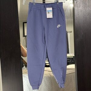Nike Kids World Indigo/White Jogger Sweatpants Size Medium